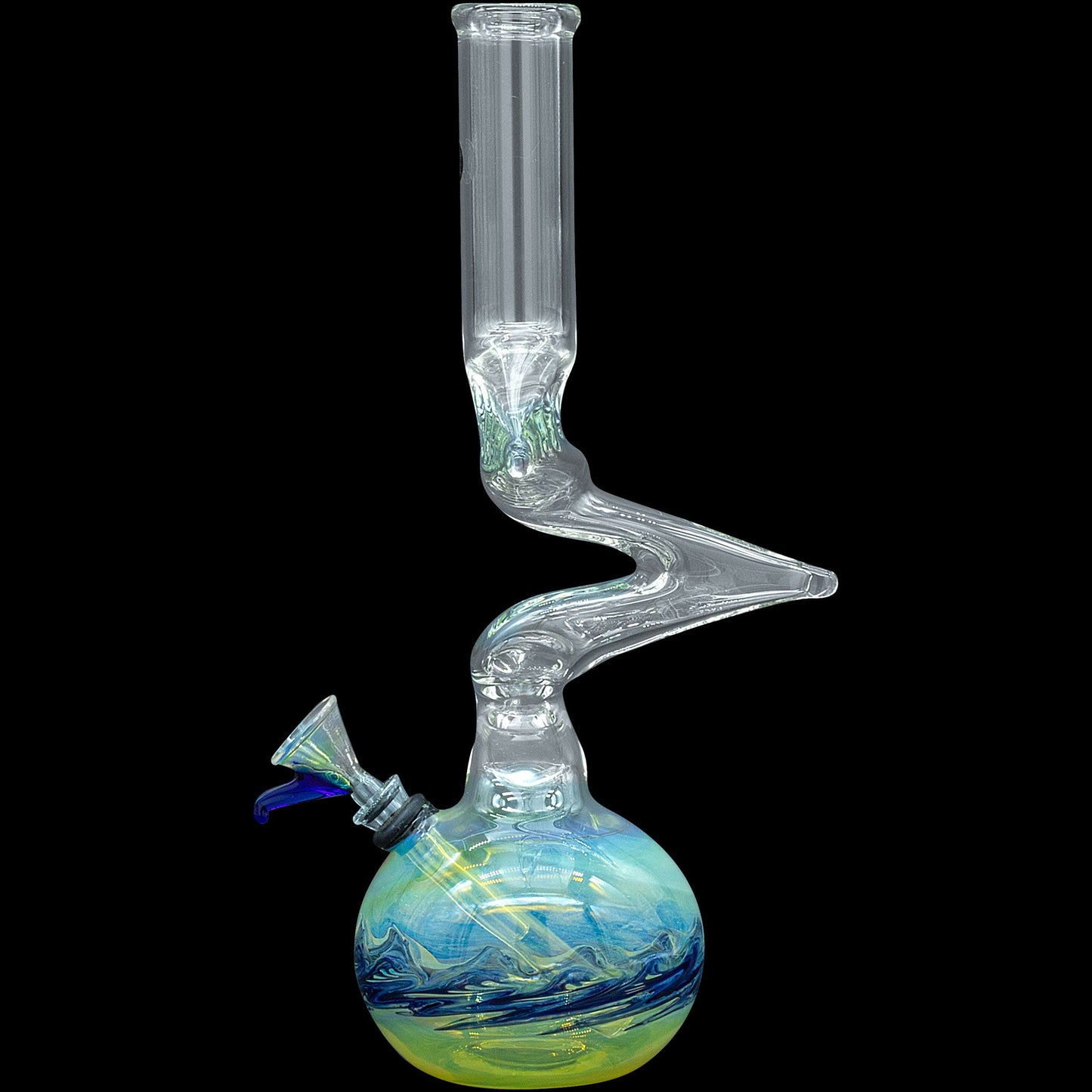 "Switchback" Bubble Base Bong