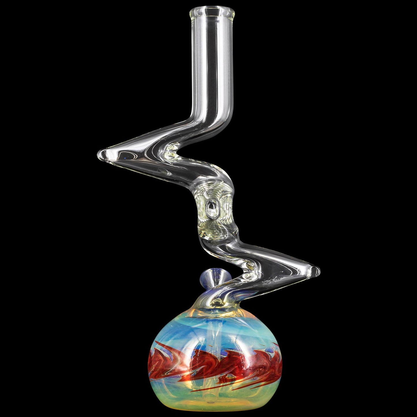 "Switchback" Bubble Base Bong