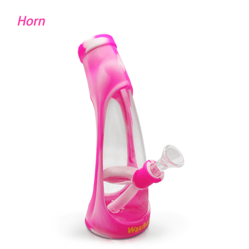 Waxmaid Horn Silicone Glass Water Pipe