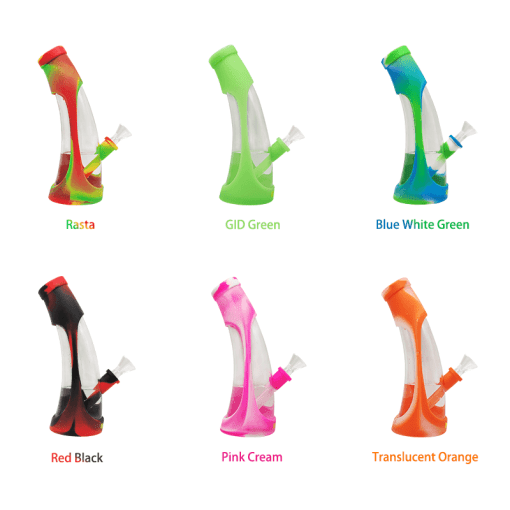 Waxmaid Horn Silicone Glass Water Pipe