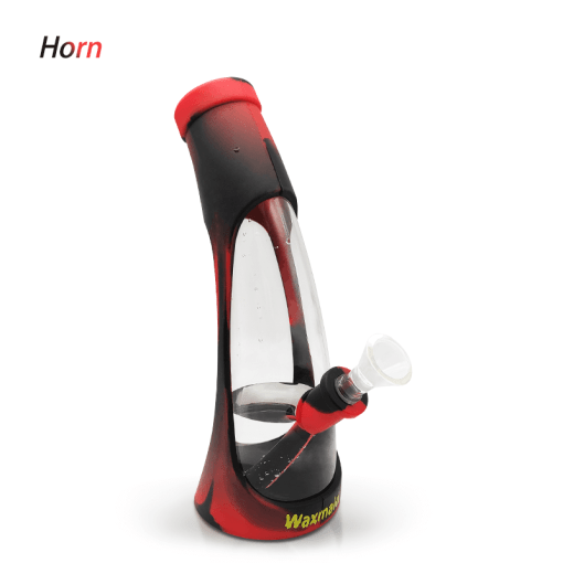 Waxmaid Horn Silicone Glass Water Pipe