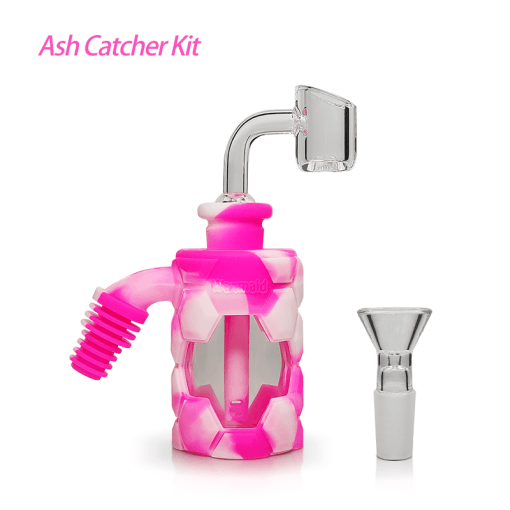 Waxmaid 4.96'' Silicone & Glass Ash Catcher Kit