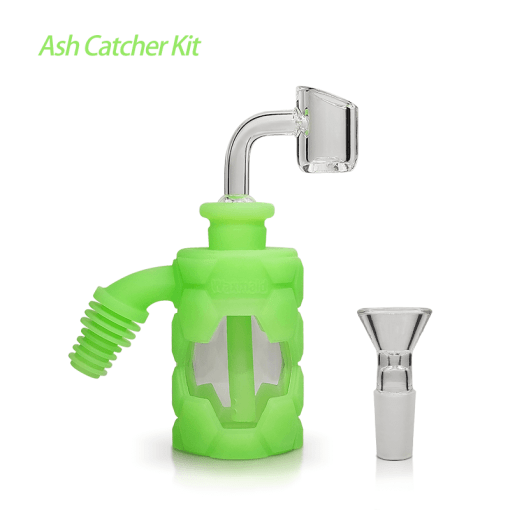 Waxmaid 4.96'' Silicone & Glass Ash Catcher Kit