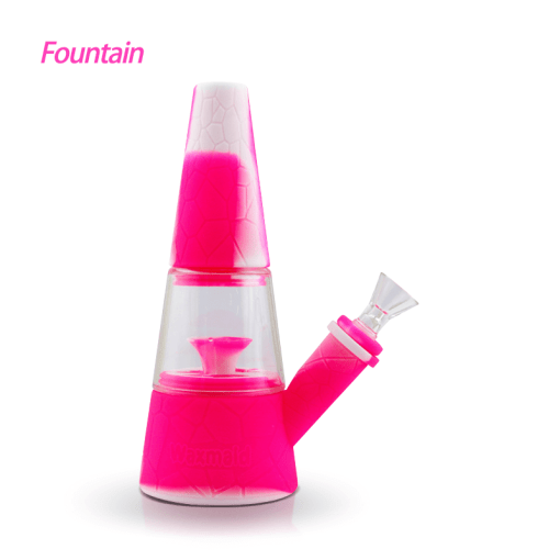 Waxmaid Fountain Silicone Glass Water Pipe