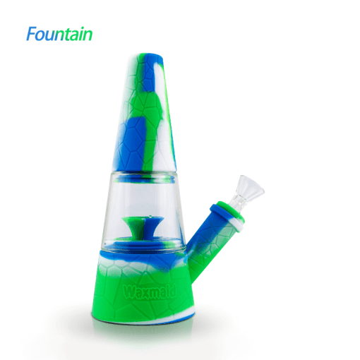 Waxmaid Fountain Silicone Glass Water Pipe