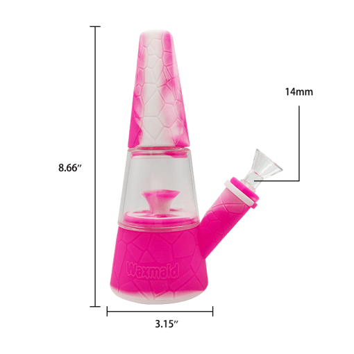 Waxmaid Fountain Silicone Glass Water Pipe