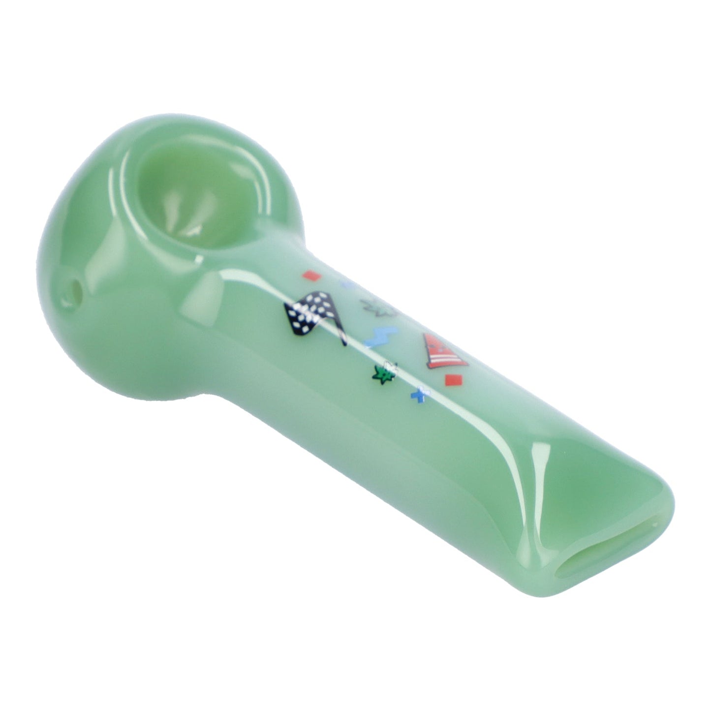 4" Sour Diesel Hand Pipe - Milky Green