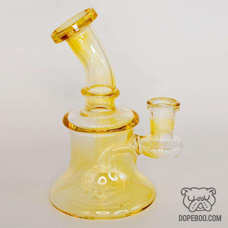 The Elvina - Gold Fumed Mini Bong Rig