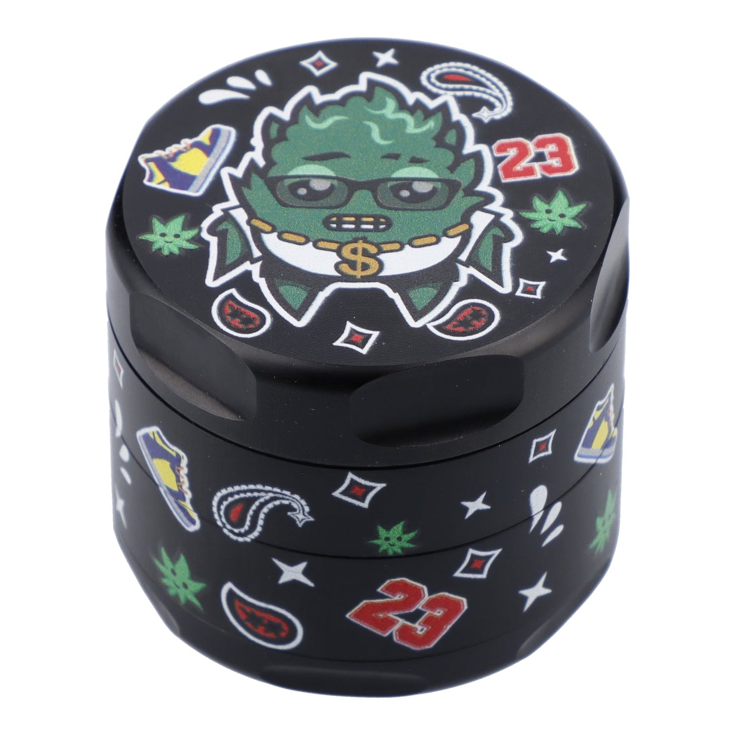 55mm OG Kush 3 Stage Grinder - Black